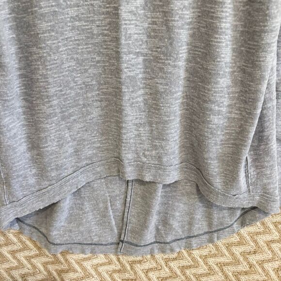 Free People We The Free Women's Split Back Turtleneck Top Grey Size Small - Picture 5 of 11